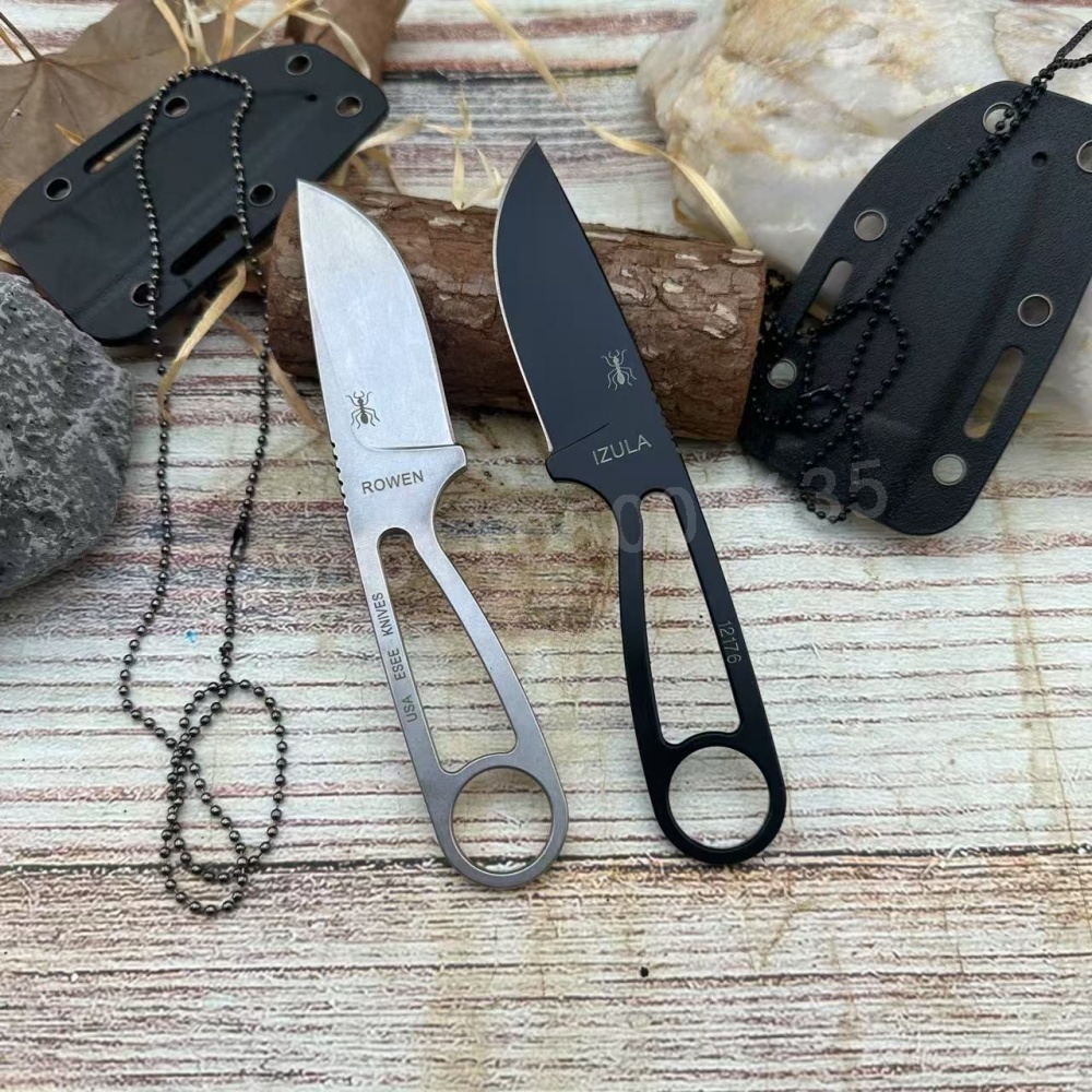 Bushcraft Knife Fixed - IZULA couteau droit haute résistance D2