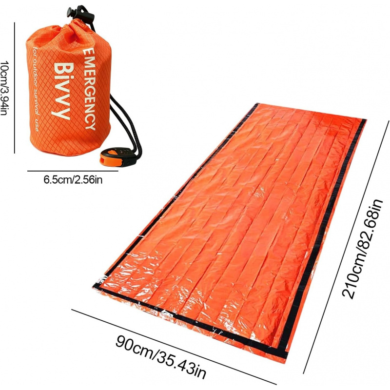 Lot de 2 sacs de couchage d'ur - Emergency Whistle Loud avis et prix