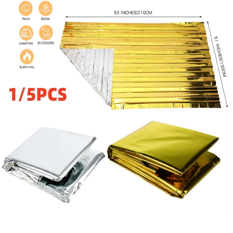 Couverture d'urgence en feuill - Survival Blanket Reflective avis et prix