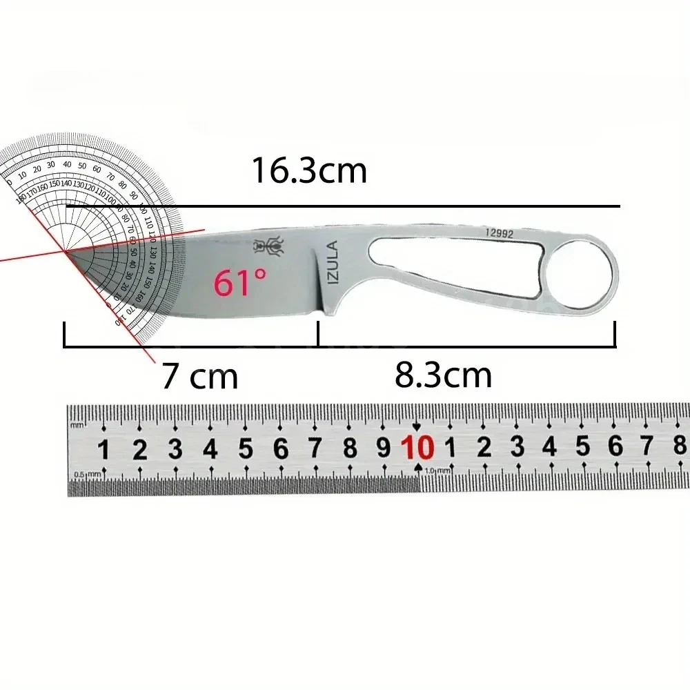 IZULA couteau droit haute rési - Bushcraft Knife Fixed avis et prix